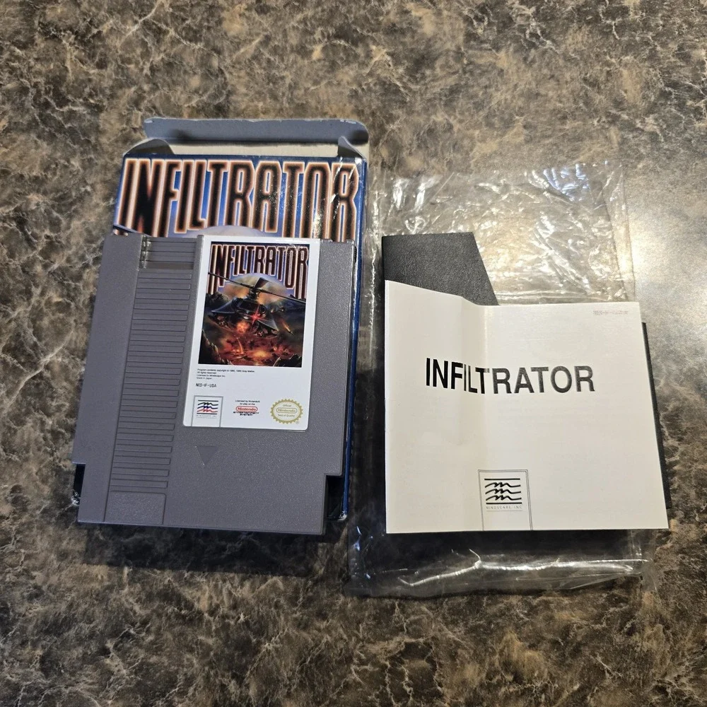 INFILTRATOR -- NES‎ Nintendo Game Original BOX Complete CIB Instructions Manual